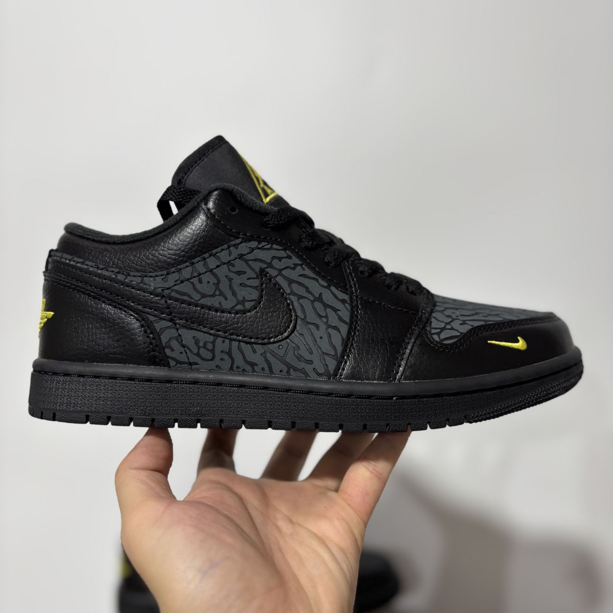 AJ1 low黑黄爆裂 DT纯原⚡️Air Jordan 1 Low SE 时尚舒适 低帮 复古篮球鞋 IM6568-010