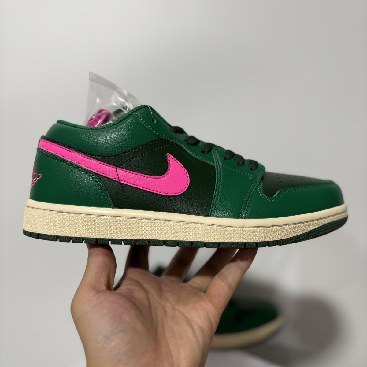 AJ1 low绿粉 Air Jordan 1 乔1时尚舒适 防滑耐磨 低帮 复古篮球鞋 DC0774-300