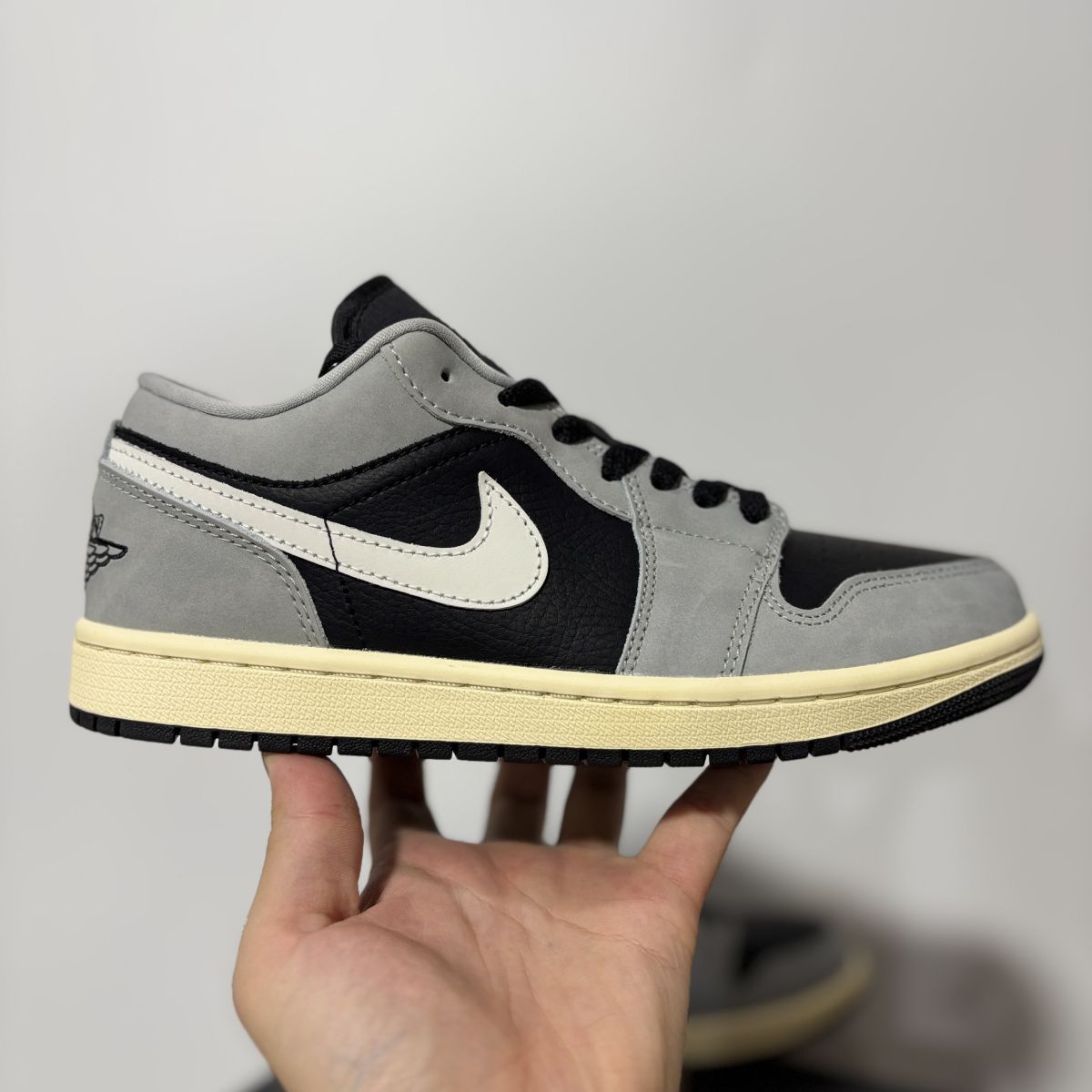 AJ1 low黑白灰 DT纯原⚡️Air Jordan 1 乔1舒适百搭 防滑耐磨 低帮 复古篮球鞋 HQ2010-012