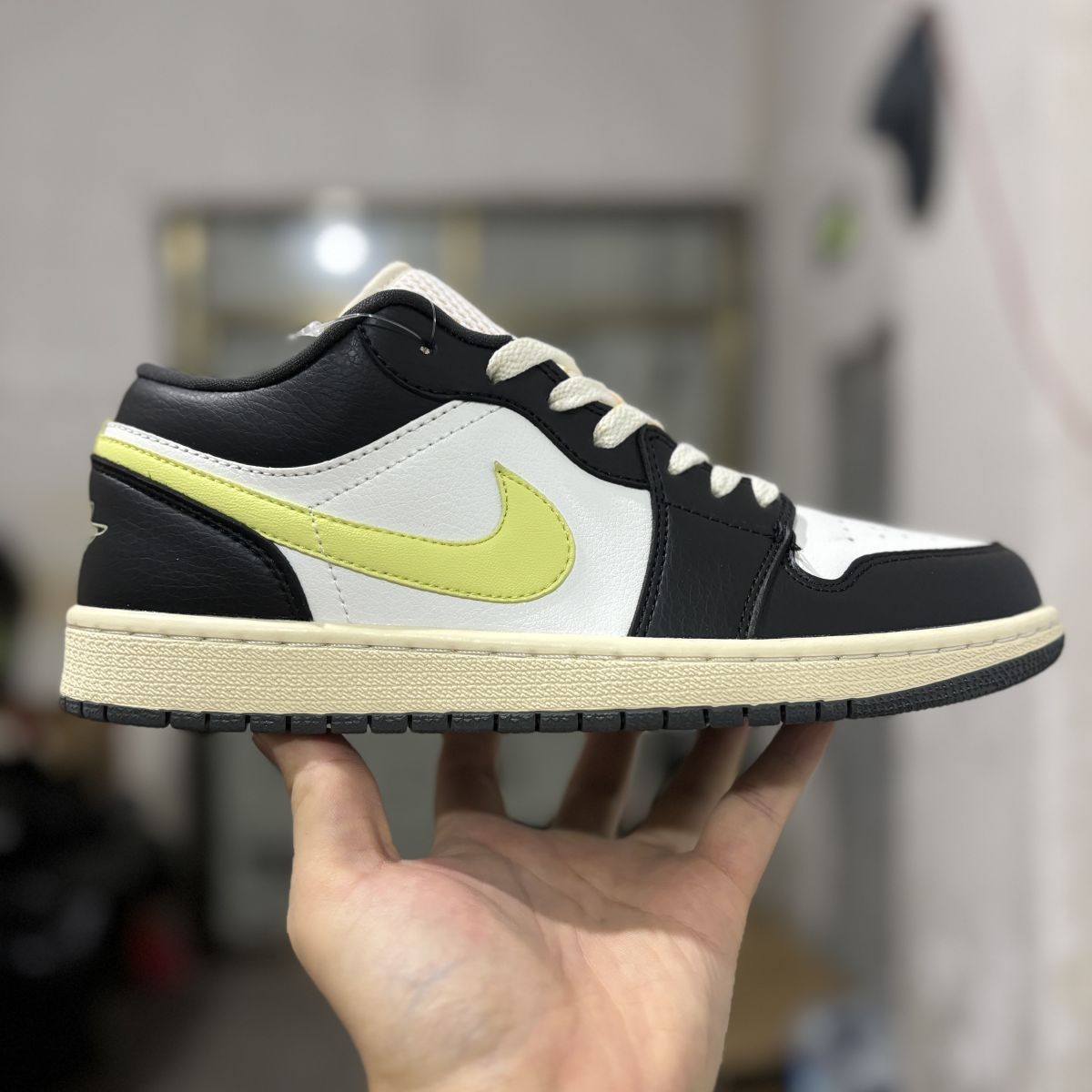 AJ1低帮黑白绿 性价比⚡️Air Jordan 1 85 Fall League 乔1舒适百搭 防滑耐磨 低帮 复古篮球鞋 HQ3009-003