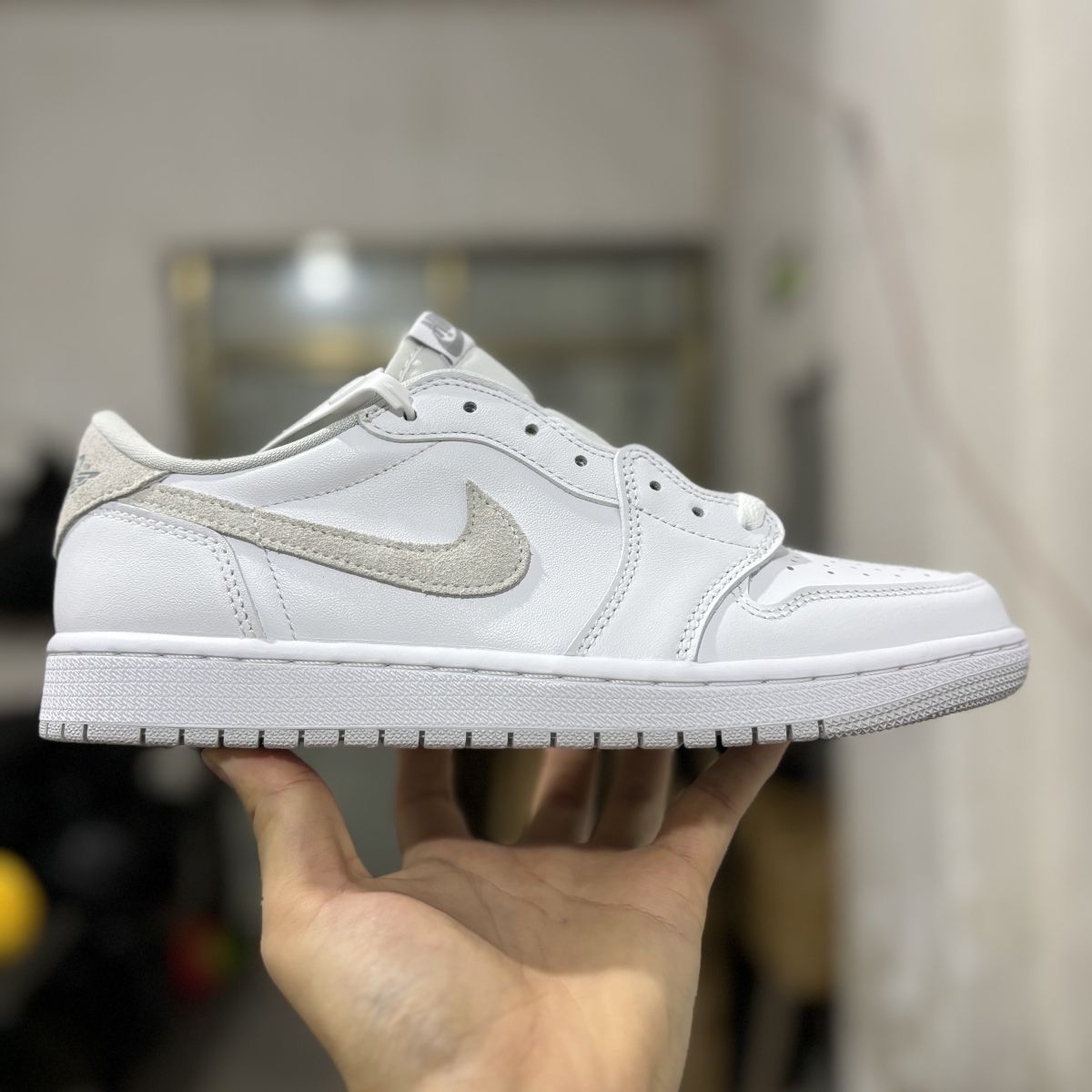 AJ1 元年白灰低帮 纯原版⚡️Air Jordan 1 Retro low OG neutral grey 乔 1 低帮白灰板鞋 CZ0790-100