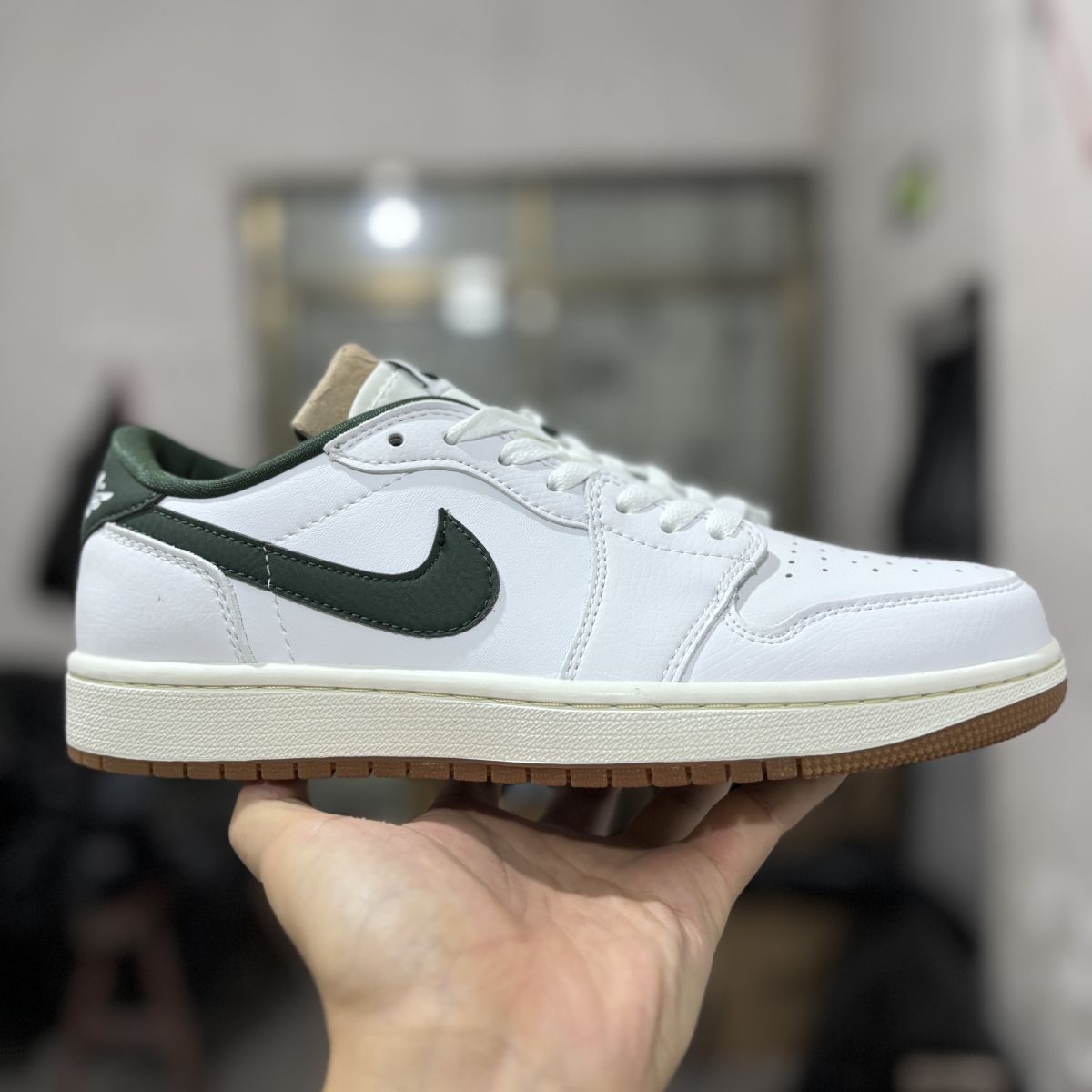 AJ1 low白绿生胶 Air Jordan 1 Low OG WMNS "OxidizedGreen" 乔1防滑低帮复古篮球鞋 CZ0775-133