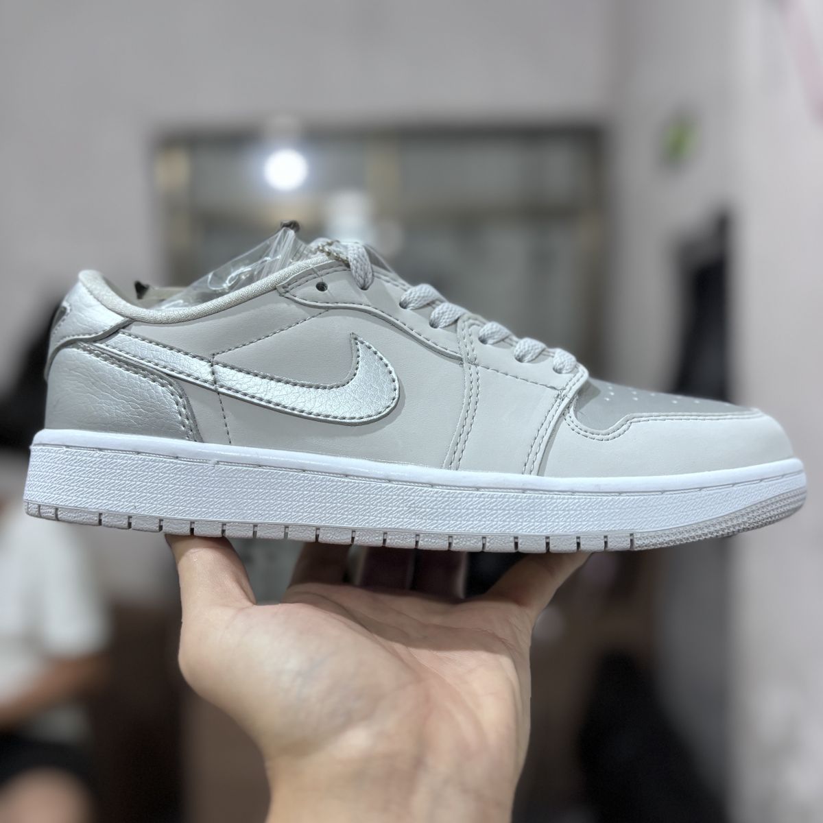 AJ1 low灰银 Air Jordan 1 Low 乔1减震防滑低帮复古篮球鞋 CZ0790-002