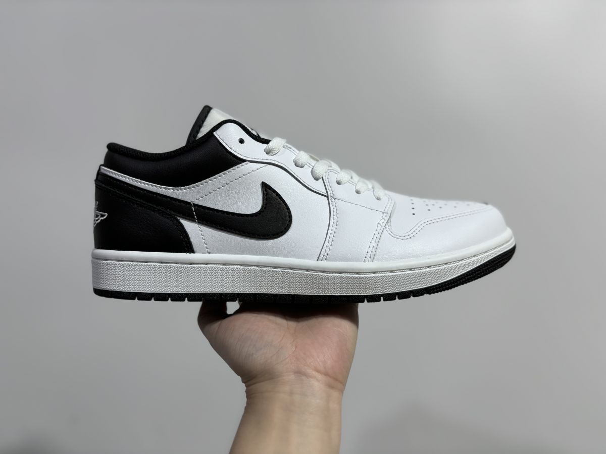 AJ1 low白黑 纯原版⚡️Air Jordan 1 Low "White Black" 乔1减震防滑 低帮复古篮球鞋男款 553558-132