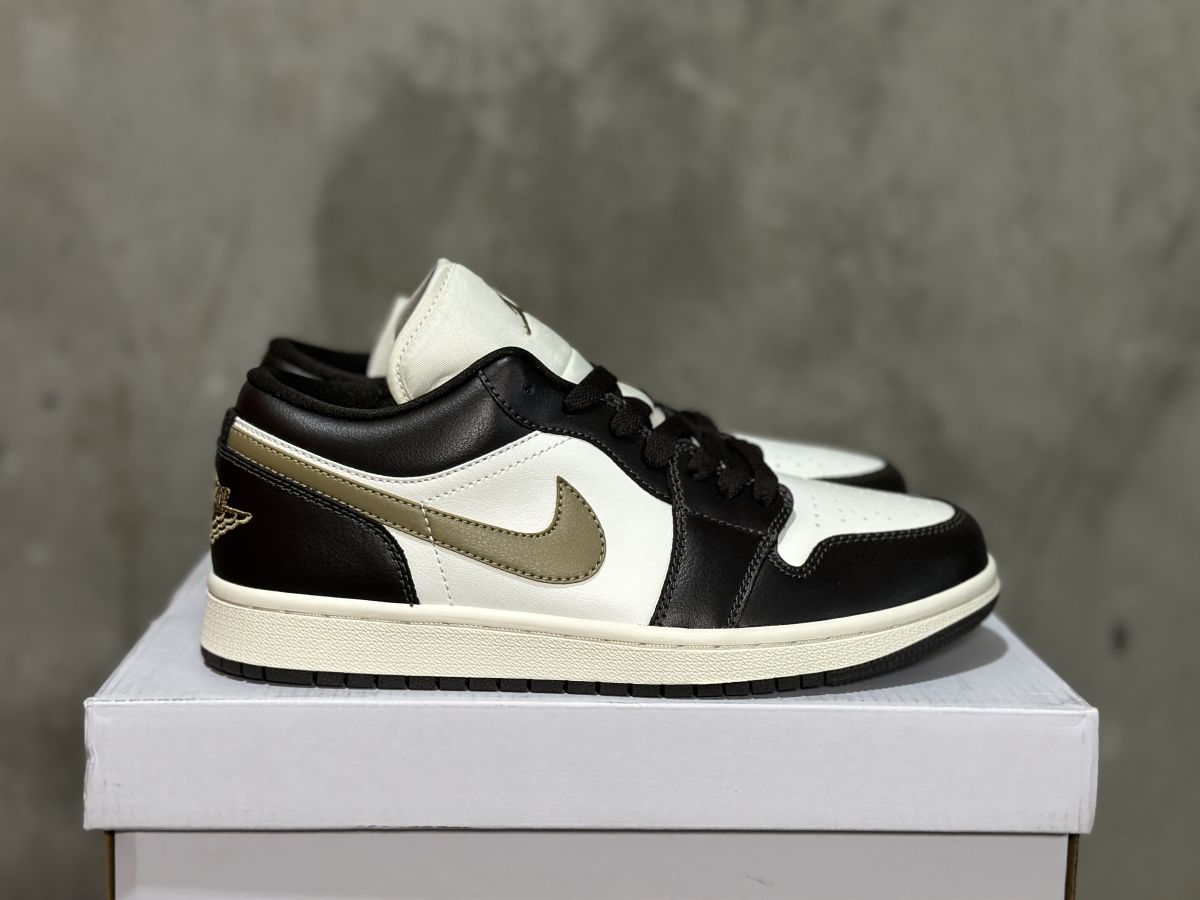 aj1 low黑白金 纯原版⚡️ Air Jordan 1 Low 乔1低帮复古篮球鞋 DC0774-200