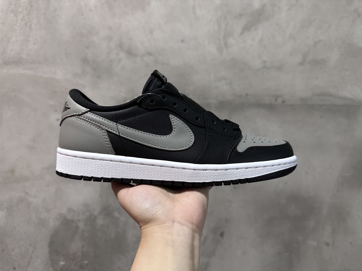 AJ1 low 影子灰 纯原版️Air Jordan 1 Retro Low Black Grey 乔 1 黑灰低帮板鞋 705329-003