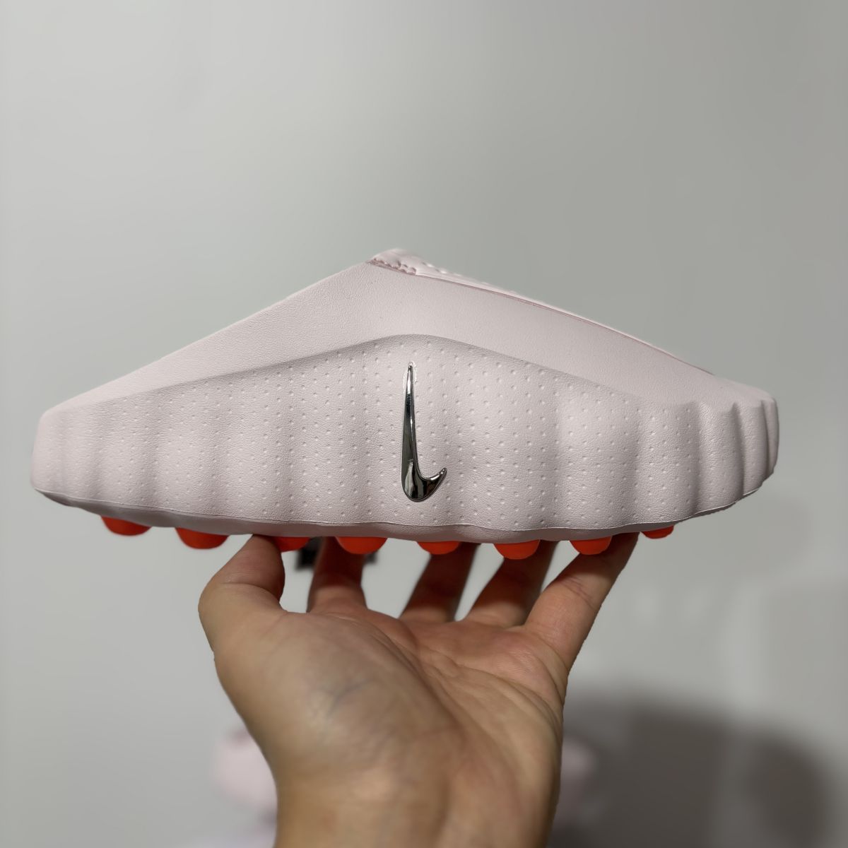 耐克按摩拖鞋浅粉色 S2纯原版⚡️ Nike Mind 001 舒适贴合科技风包头拖鞋 偏小一码 HQ4309-610