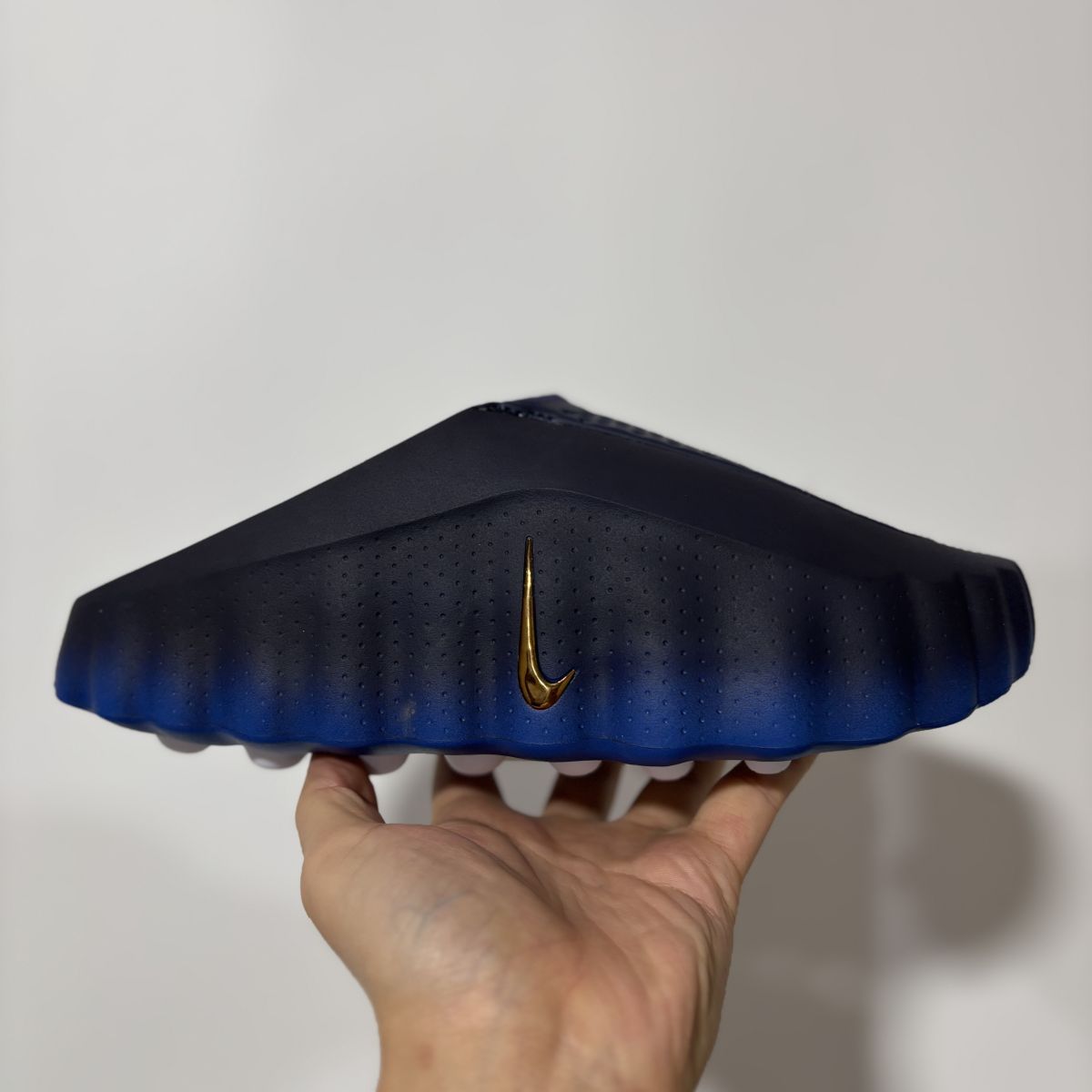 耐克按摩拖鞋黑蓝 纯原版⚡️Nike Mind 001 舒适柔软包头拖鞋 HQ4307-400