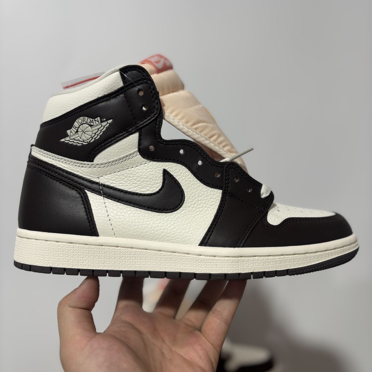 AJ1棕色 Y版⚡️Air Jordan 1 High OGLight Madder Root 乔1舒适 防滑耐磨 高帮 复古篮球鞋 黑棕色 FD2596-200