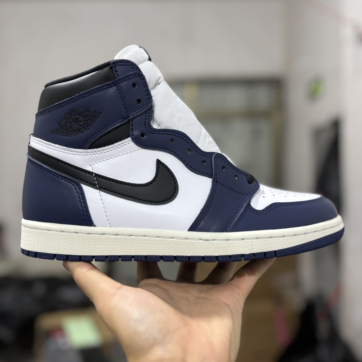 AJ1午夜蓝高帮 Air Jordan 1 High OG “Midnight Navy” 乔1皮革 舒适百搭 高帮 复古篮球鞋 DZ5485-401
