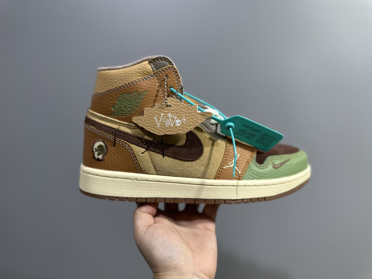 AJ1巫毒娃娃高帮 Air Jordan 1 High "Voodoo" AJ1 乔1高帮巫毒娃娃复古休闲运动板鞋DZ7292-100