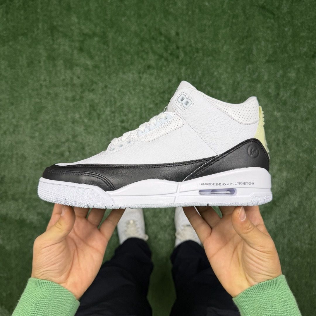 AJ3藤原浩闪电 LW版⚡️Air Jordan 3 天花板品质 乔3篮球鞋 DA3595-100尺码：36-48.5