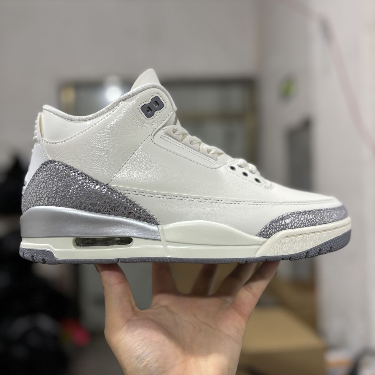 AJ3 白银椰奶 OG纯原⚡️Air Jordan 3 OG Retro乔3爆裂运动鞋 CK9246-100尺码：36-47.5
