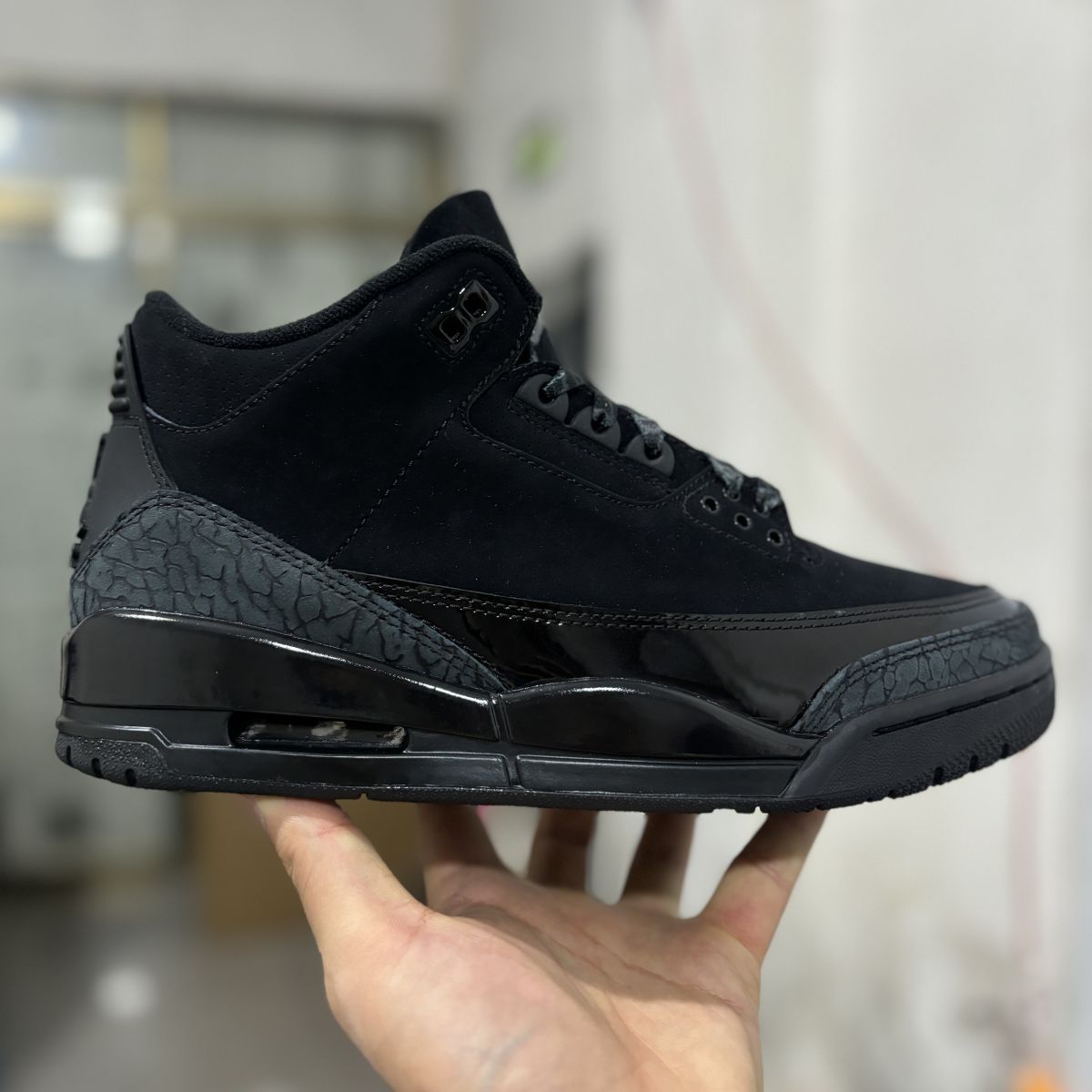 AJ3黑猫 特供LJR版‼️Air Jordan 3 OG Retro乔3全黑运动鞋 CT8532-001尺码：40.5-48.5有45.5