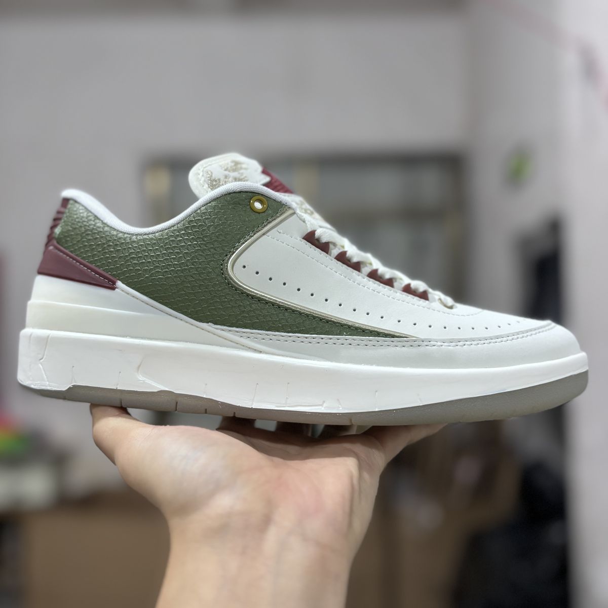 AJ2低帮龙年 Air Jordan 2 Low "Chinese New Year"乔2龙凤呈祥低帮复古篮球鞋 FJ6971-100尺码：36-46
