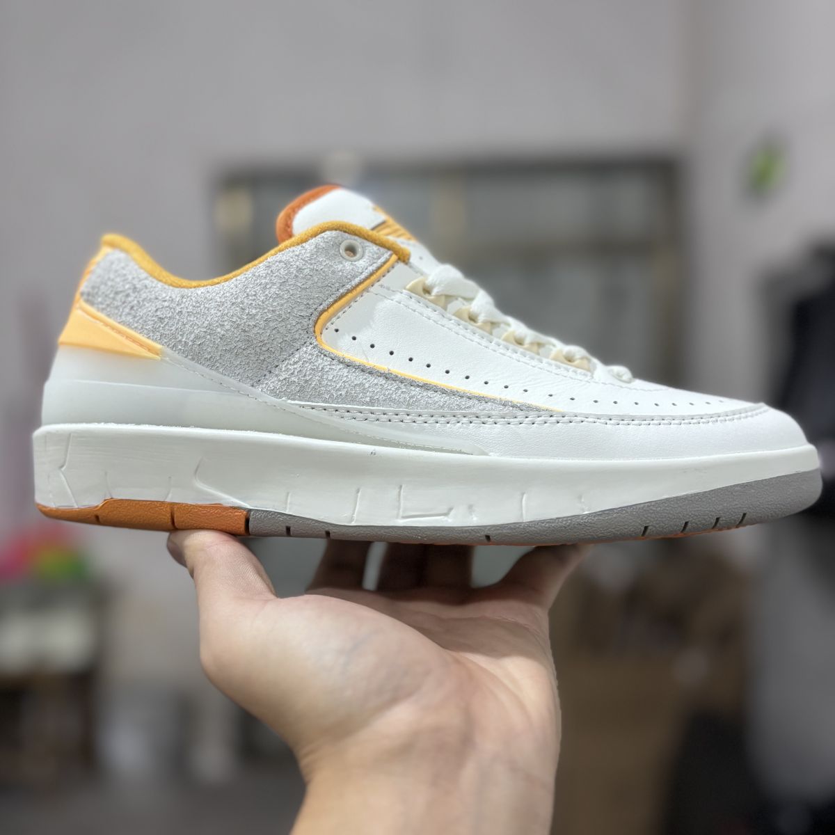 AJ2低帮灰橙 Air Jordan 2 Low 乔2低帮复古篮球鞋 DV9956-118尺码：36-46