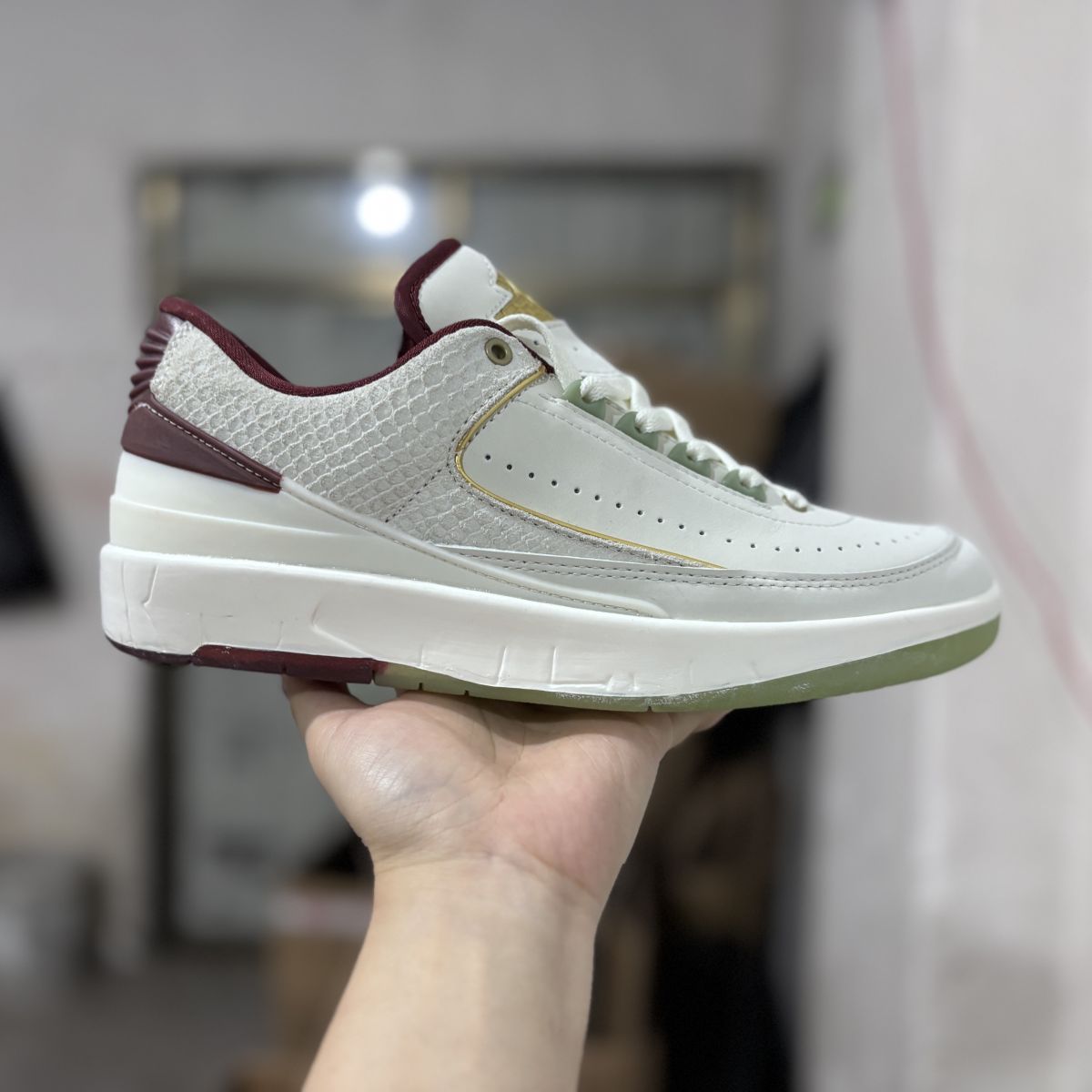 AJ2低帮龙年 Air Jordan 2 Low "Chinese New Year" 乔2龙凤呈祥低帮复古篮球鞋 FJ3468-100尺码：36-46
