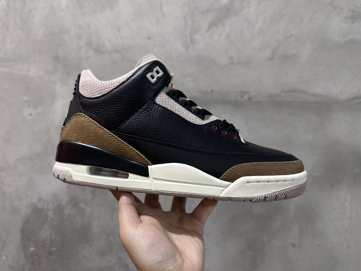 AJ3沙漠大象 外贸版️ Air Jordan 3 “desert cement”乔3黑卡其 沙漠大象复古篮球鞋 CT8532-008