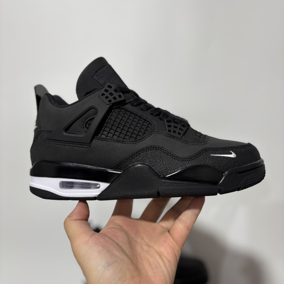 AJ4黑砖 性价比⚡️Nigel Sylvester x Jordan Air Jordan 4 OG "Brick by Brick"BIKE 乔4耐磨 低帮 复古篮球鞋 尺码：36-47.5