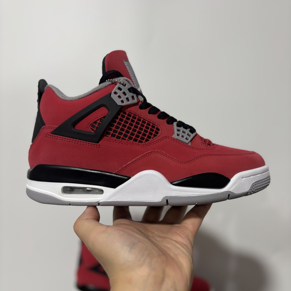 AJ4公牛红复刻 纯原版⚡️Air Jordan 4 Toro Bravo 乔4大红篮球鞋 2027复刻版 FQ8138-600尺码：40-47.5