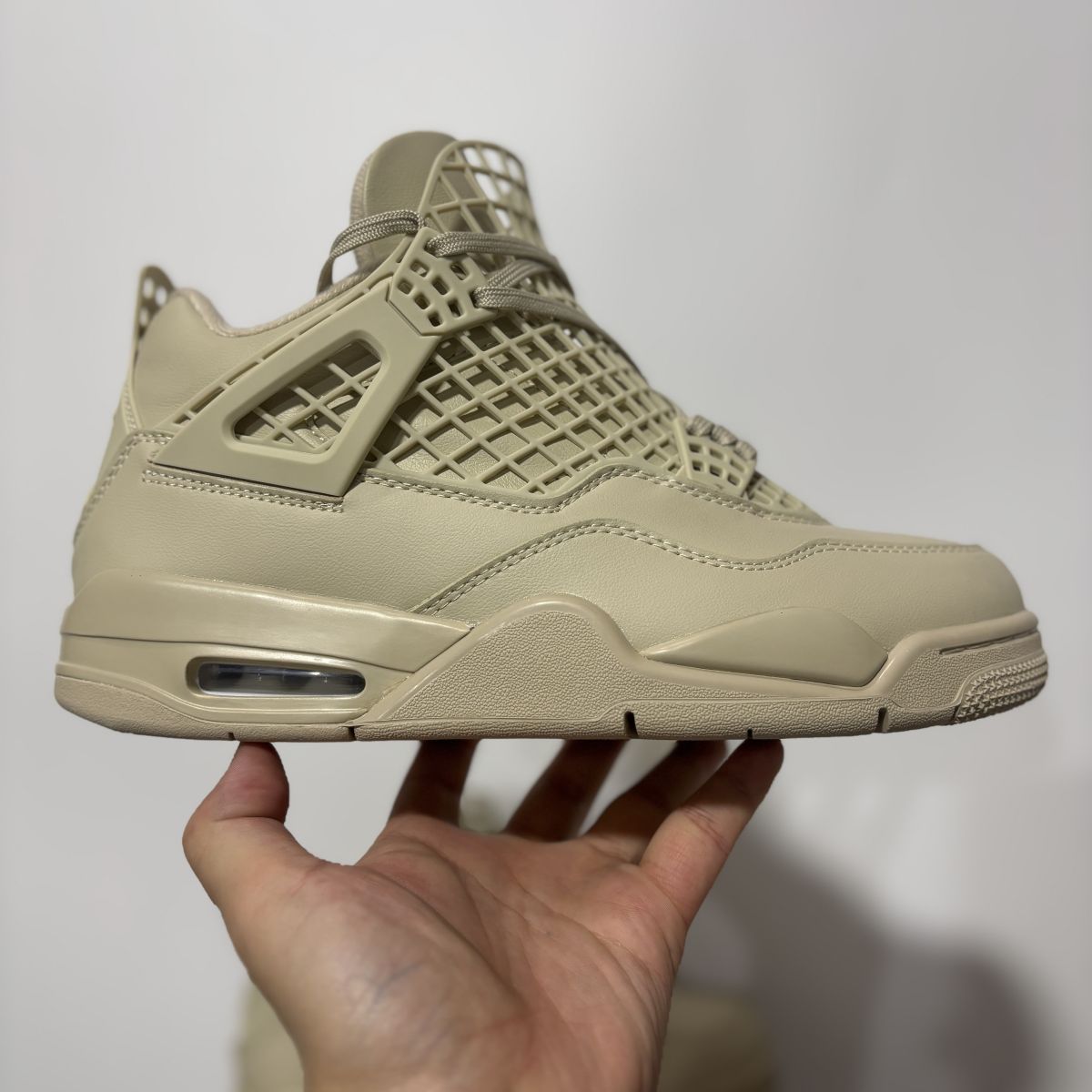 AJ4网格卡其 Air Jordan 4 “Net” 乔4篮球鞋耐磨 中帮 FN7251-200尺码：35.5-48