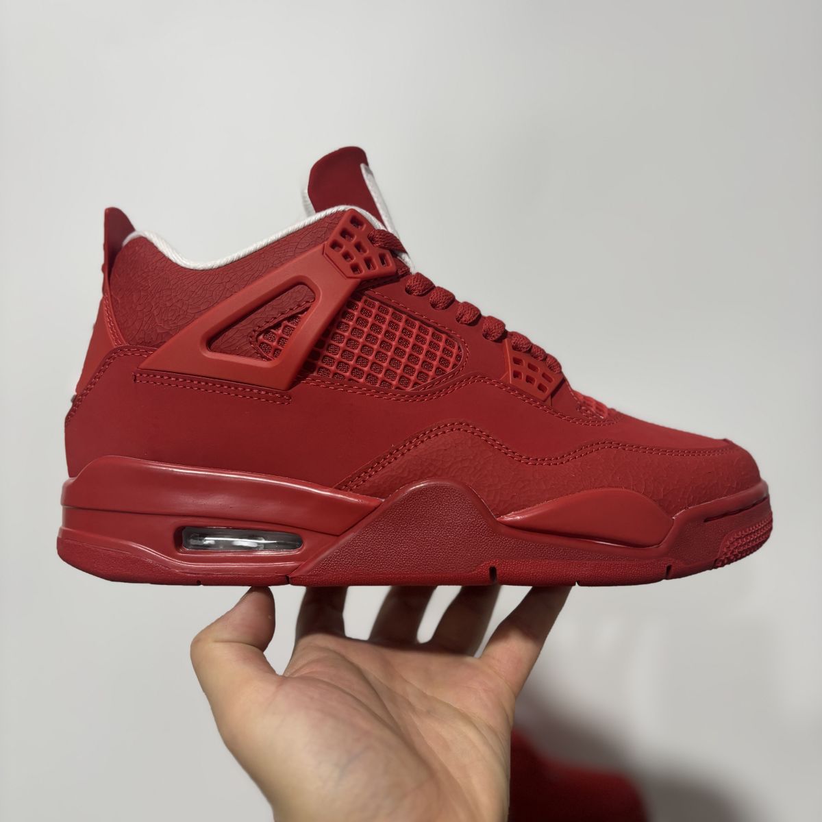 AJ4大红 纯原版⚡️Air Jordan 4 乔4中国红白红篮球鞋 FV5029-600尺码：39-48.5有45.5