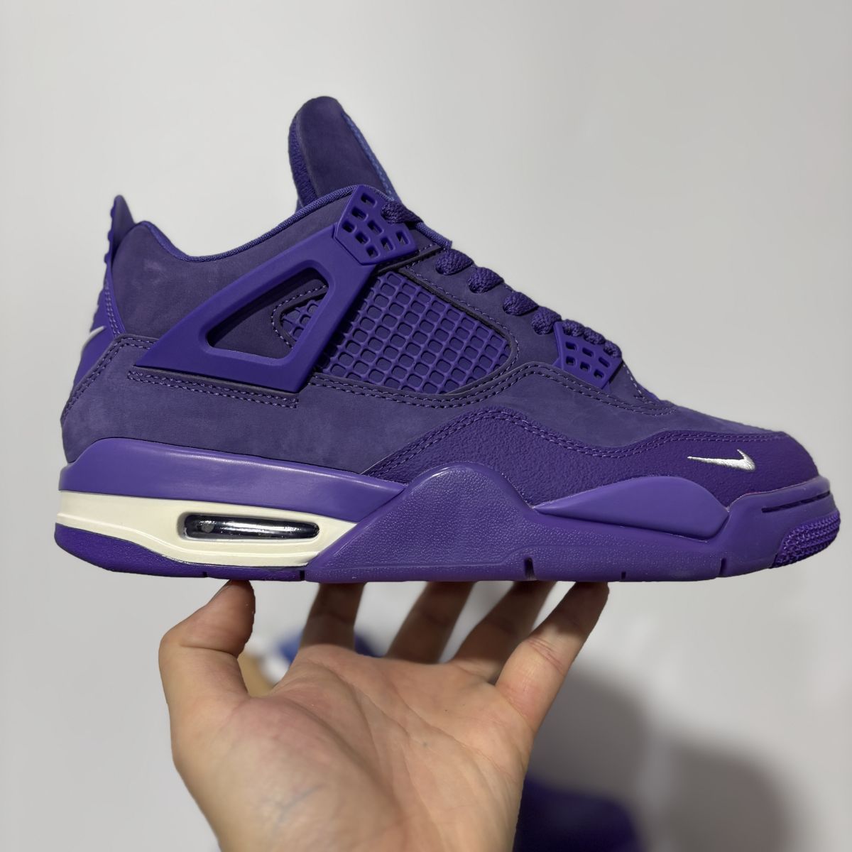 AJ4紫砖 F纯原版⚡️Nigel Sylvester x Jordan Air Jordan 4 OG "Brick by Brick"BIKE 乔4紫磨砂耐磨 低帮 复古篮球鞋 HF4340-5尺码：36-47.5