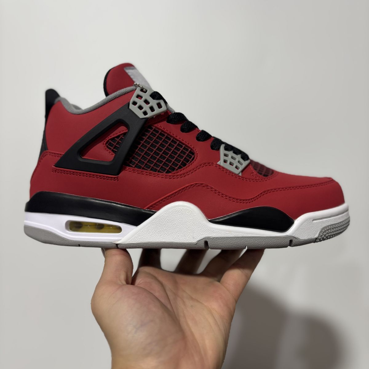 AJ4公牛红 性价比⚡️Air Jordan 4 Retro Toro Bravo 乔4大红愤怒的公牛复古篮球鞋 308497-603尺码：35.5-48