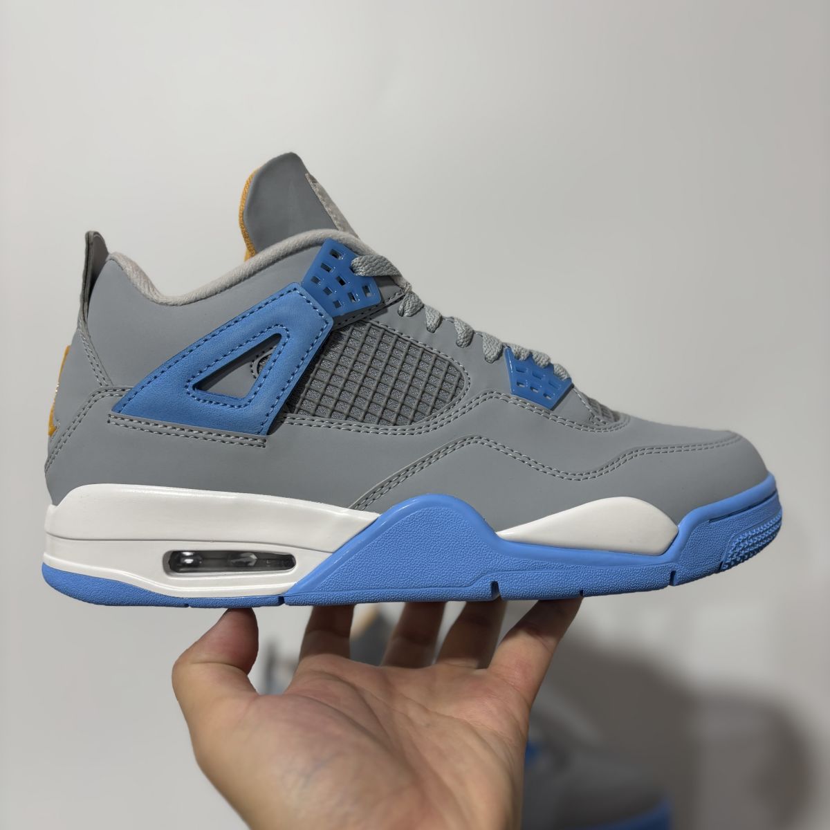 AJ4新灰蓝 LT纯原⚡️Air Jordan 4 retro mist blue 乔4狼灰蓝篮球鞋 314254-041尺码：40-48.5有45.5
