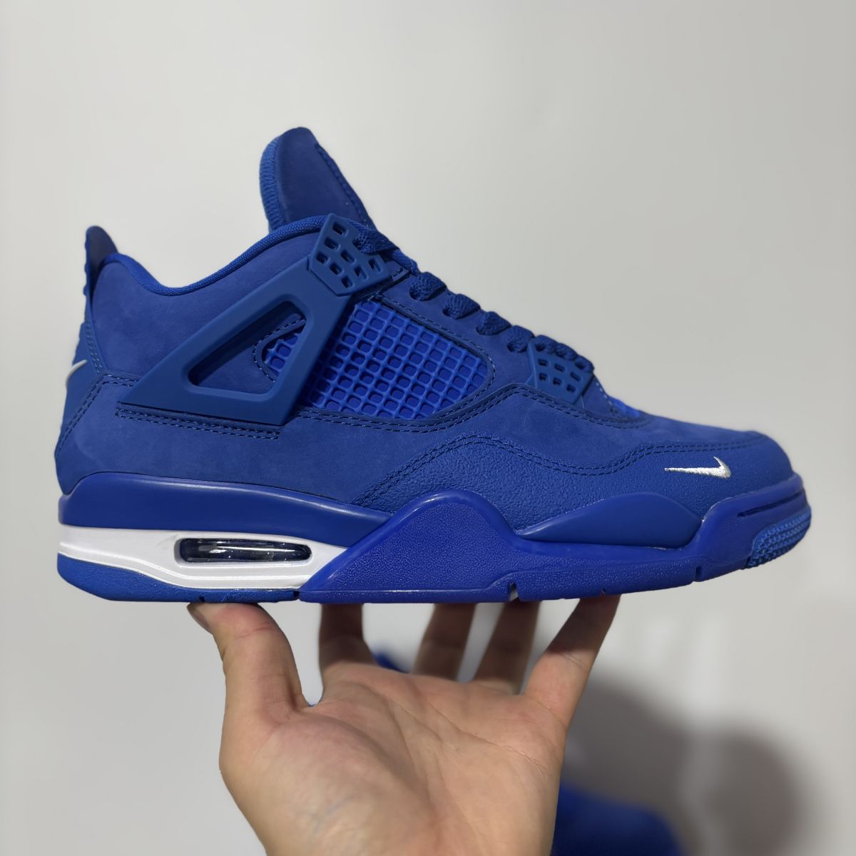 AJ4蓝砖 纯原版⚡️Nigel Sylvester x Jordan Air Jordan 4 OG BIKE 乔4耐磨 低帮 复古篮球鞋 HF4340-400尺码：36-48.5有45.5