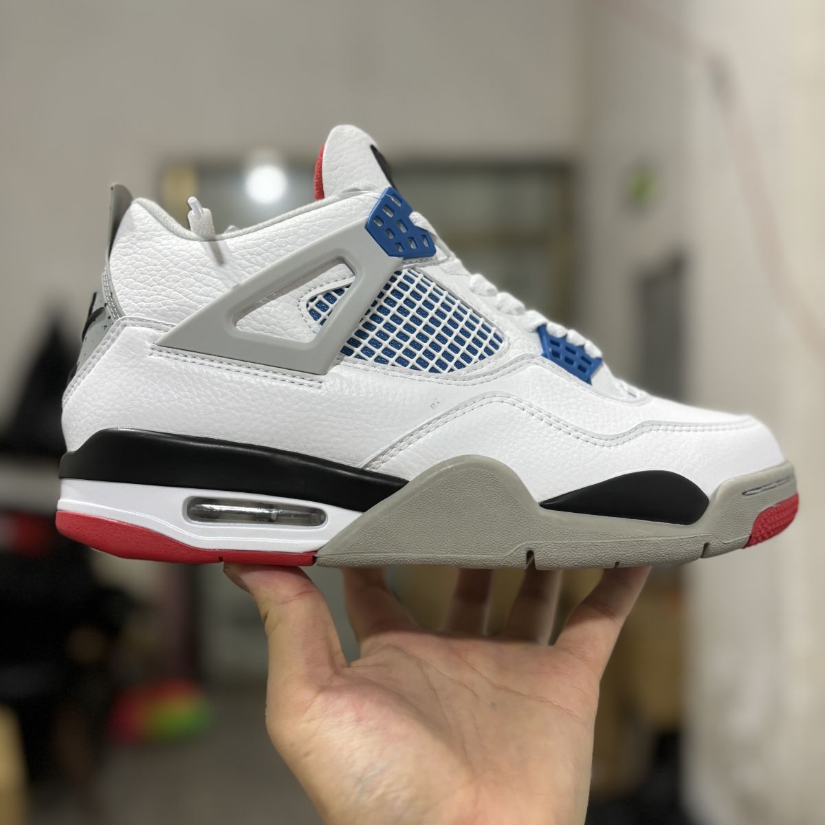 AJ4鸳鸯 性价比⚡️Air Jordan 4 "What the"乔4鸳鸯篮球鞋 CL1184-146尺码：36-48.5有45.5