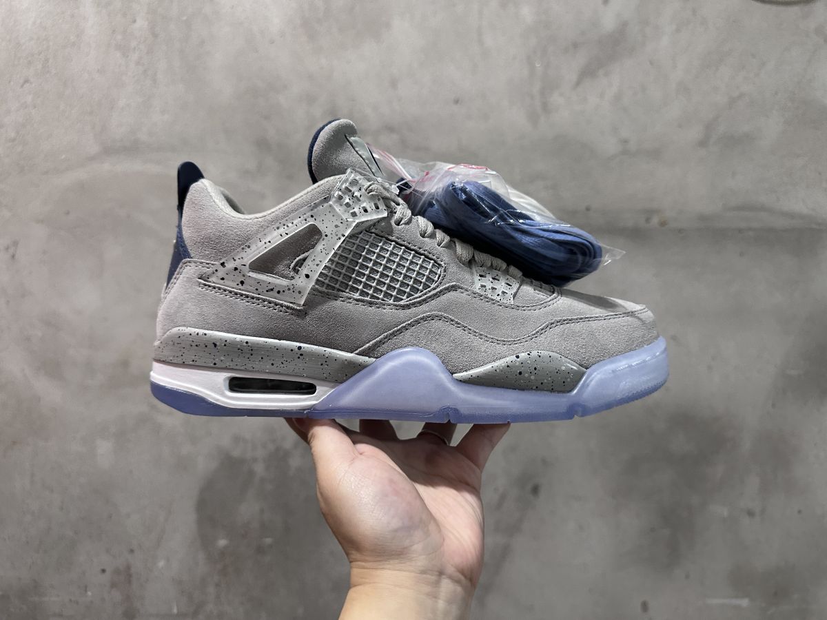 AJ4 乔治城 纯原版️Air Jordan 4 Georgetown PE 乔 4 酷灰联名运动鞋 AJ4-1043505尺码：40-47.5