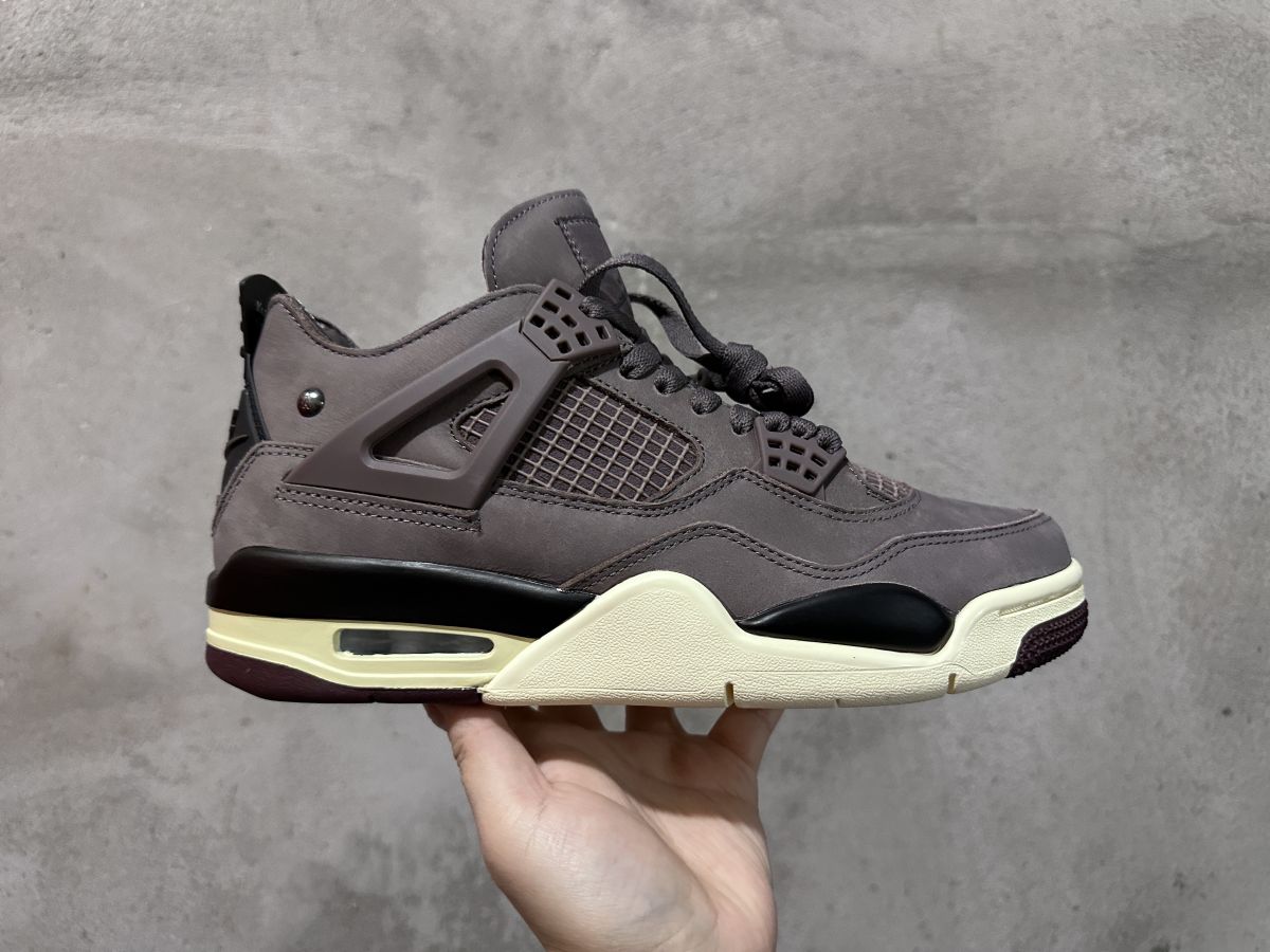 AJ4紫砂联名 裁片纯原版A Ma Maniére × Air Jordan 4 Retro "Violet Ore"乔4潮流复古篮球鞋紫色联名款DV6773-220尺码：40.5-47.5