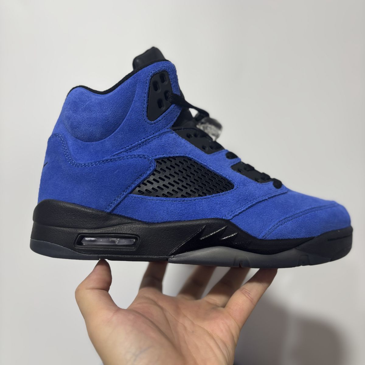 AJ5黑蓝 纯原版⚡️Air Jordan 5 retro乔5复古篮球鞋 DD0587-400 尺码：40-48.5有45.5男