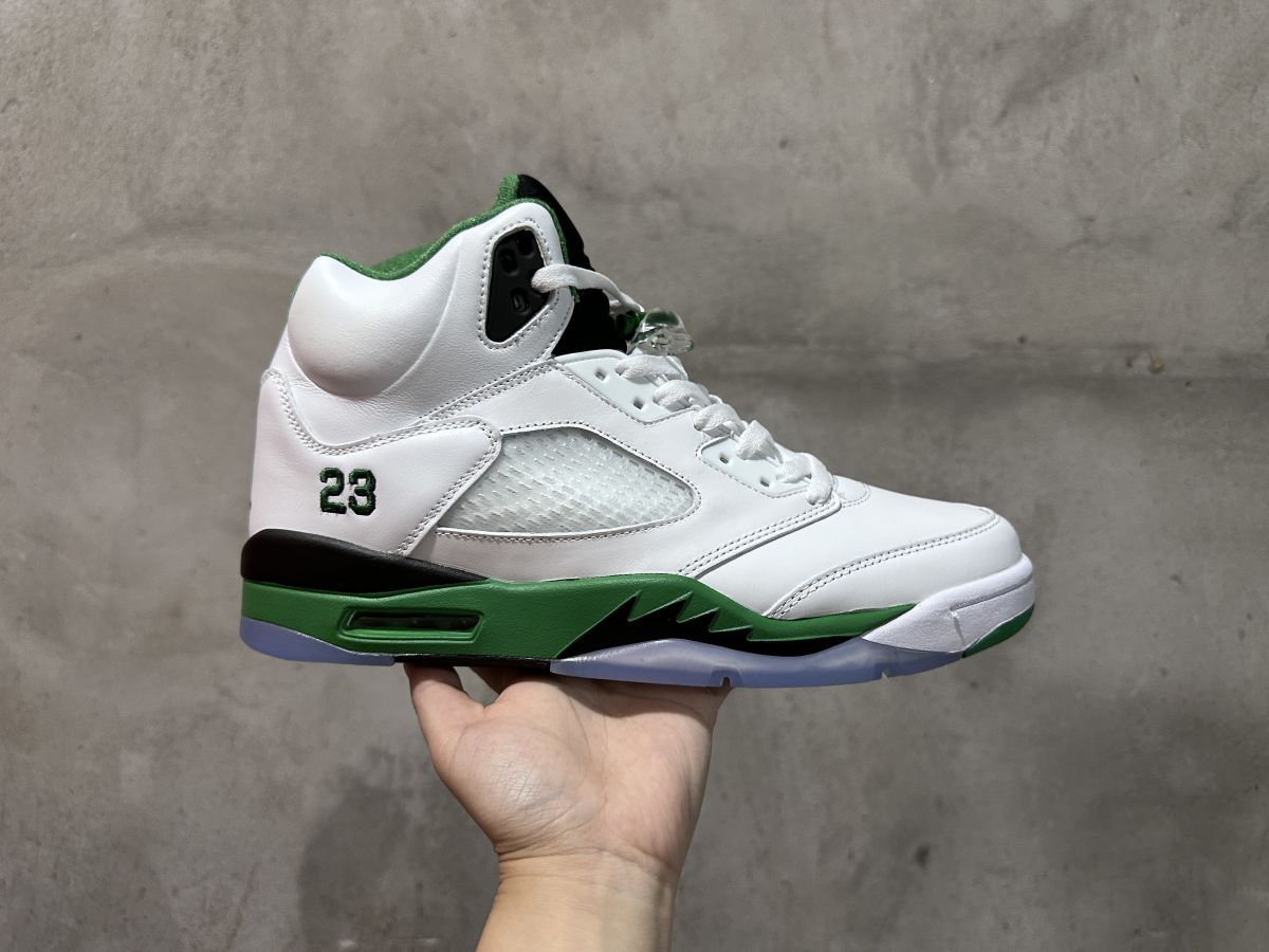 AJ5幸运绿 Air Jordan 5 "lucky Green" 乔 5白绿高帮篮球鞋 DD9336-103 尺码：40-47.5 男