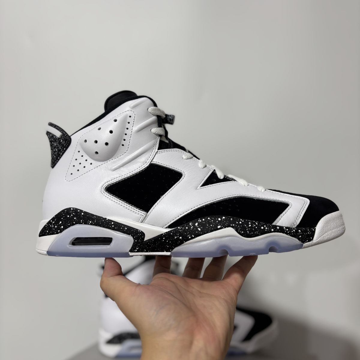 AJ6复刻奥利奥 特供LJR版‼️Air Jordan 6 Oreo 乔6舒适贴合黑白色 复古篮球鞋 2026复刻 CT8529-108 40-48.5男款