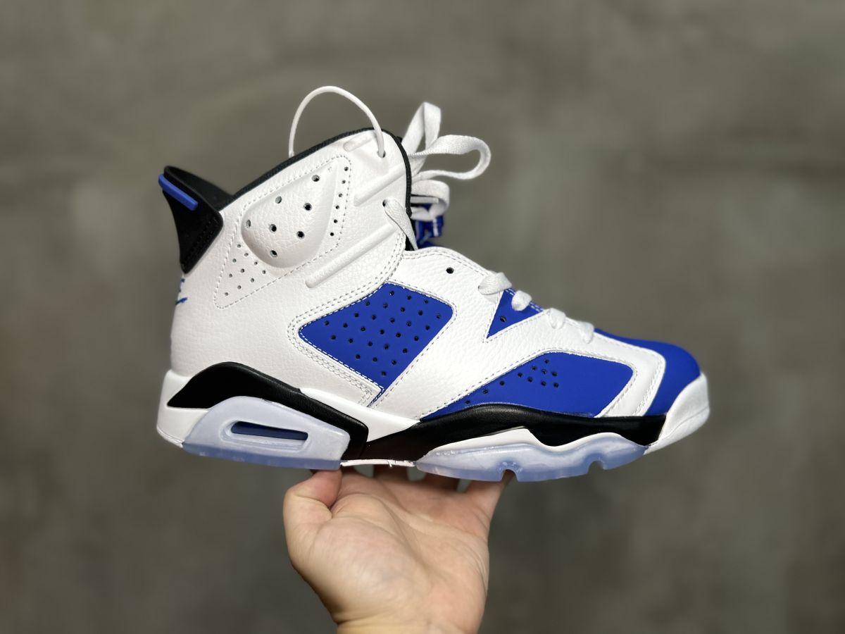 AJ6白蓝 纯原版⚡️Air jordan 6 乔6白蓝高帮运动鞋 CT8529-140 尺码：40-47.5 男